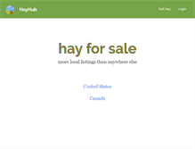 Tablet Screenshot of hayhub.com